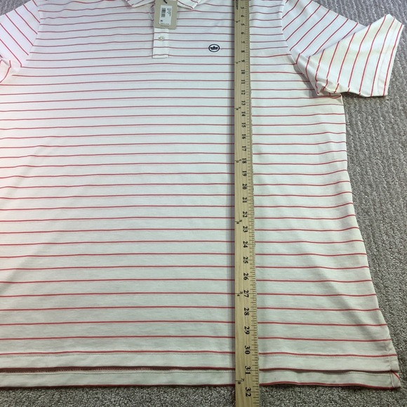 Peter Millar Crown Pima Cotton Golf Polo Striped Polo Shirt Mens Size XL NWT - Picture 10 of 13